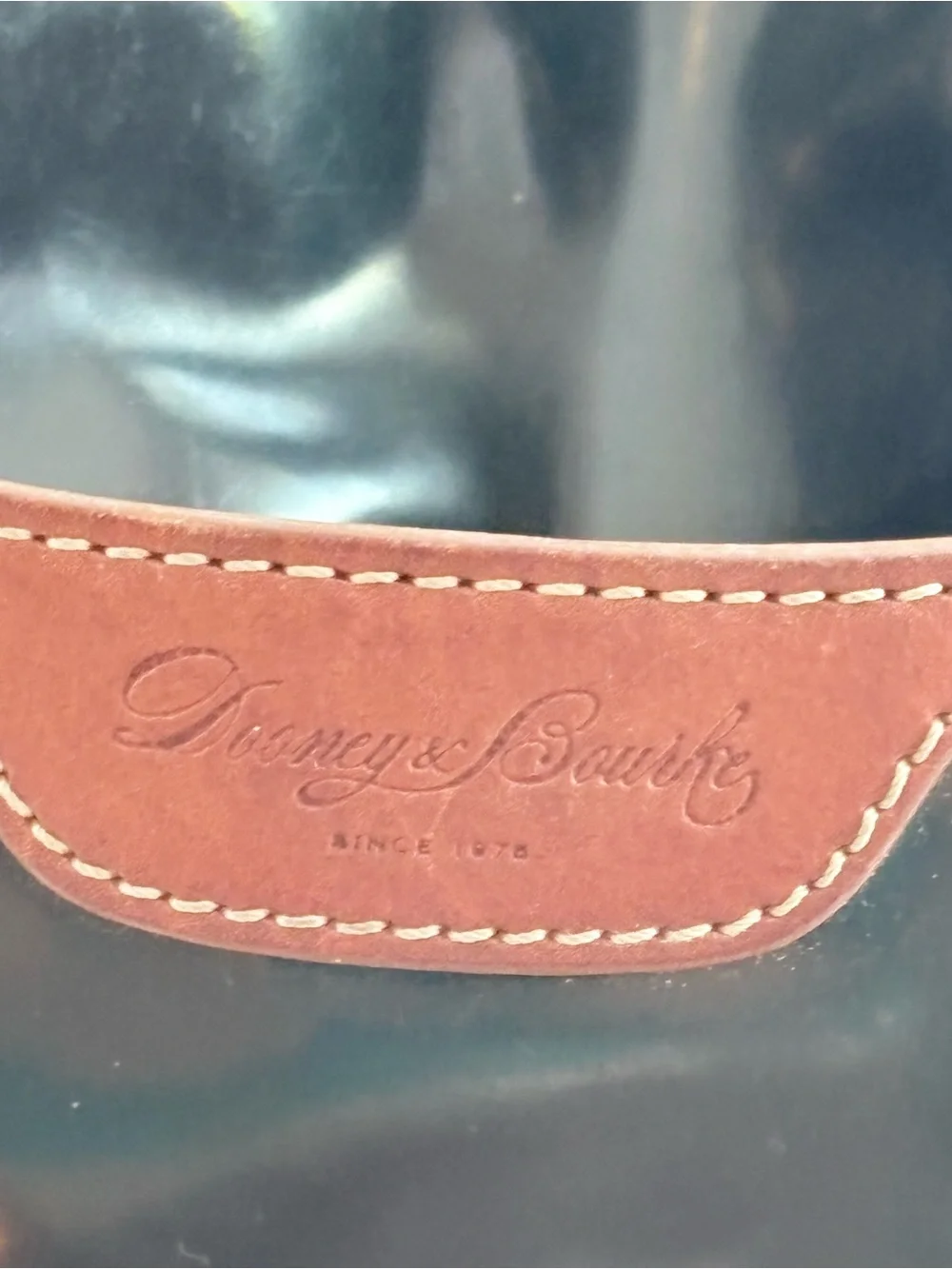 Dooney & Bourke black patent leather Bag purse - Picture 4 of 14
